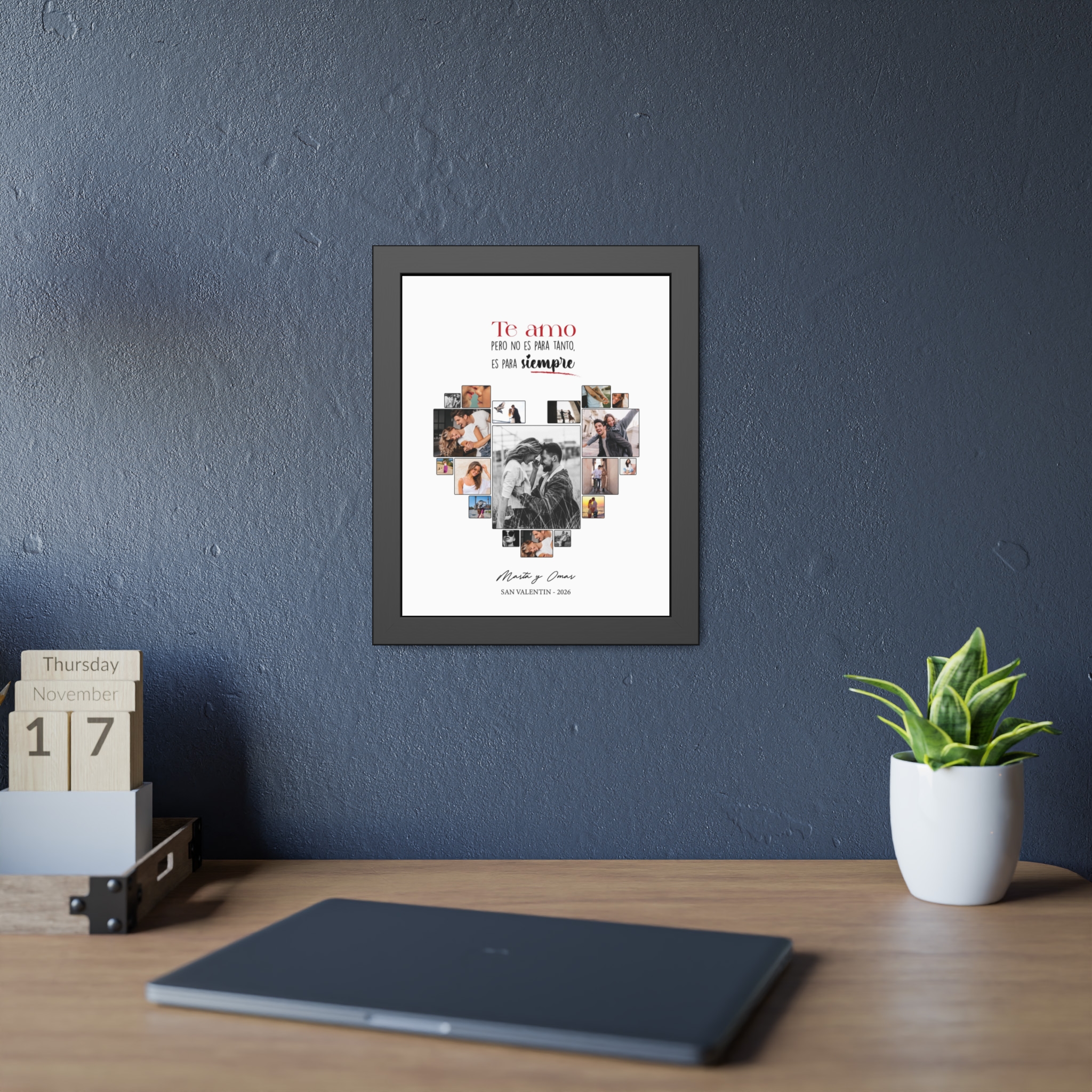 cuadro personalizado san valentin