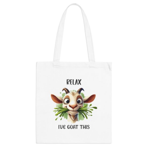 Bolsa Tote Bag "RELAX I'VE GOAT THIS" - Imagen 2