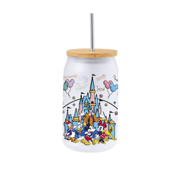 Vaso Tarro con tapa Disney - Imagen 5