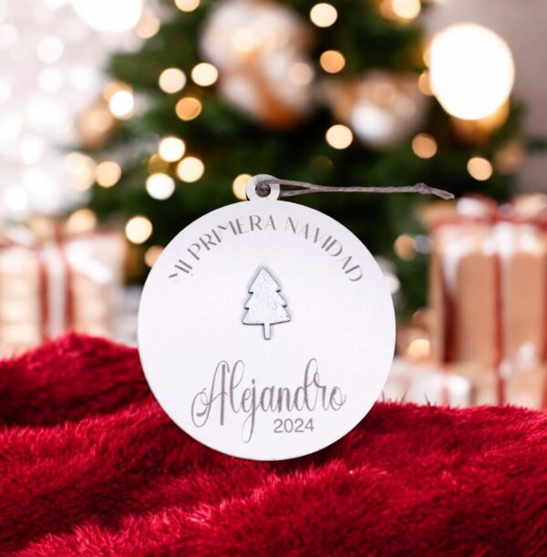 Bola de Navidad Mi Primera Navidad - Imagen 3
