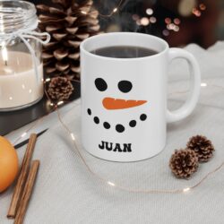 Taza muñeco de nieve