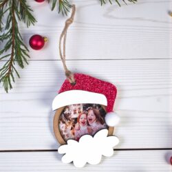 Marco navideño personalizado para árbol