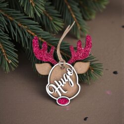 Adorno Reno con nombre