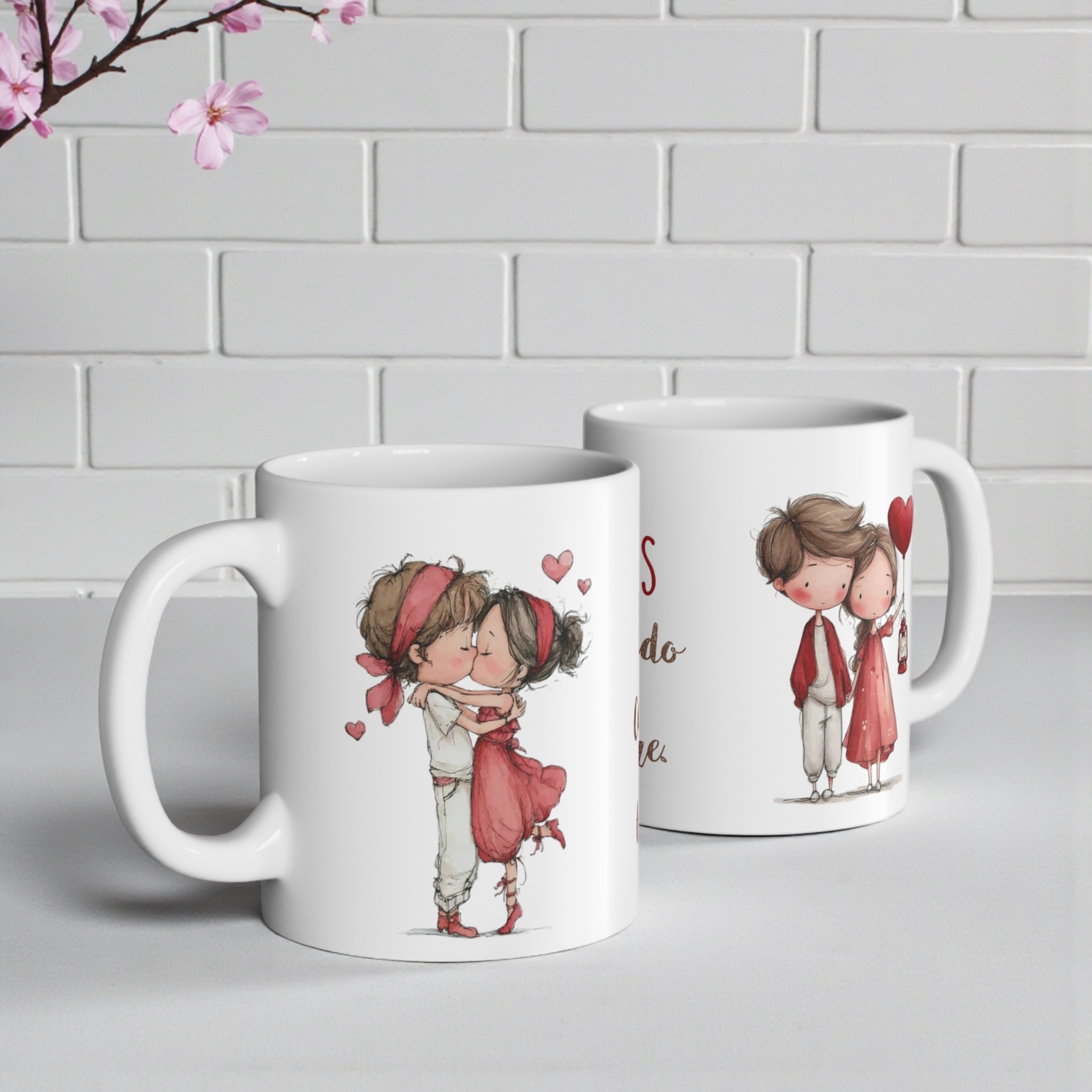 Taza personalizada con nombre cada latido grita tu nombre