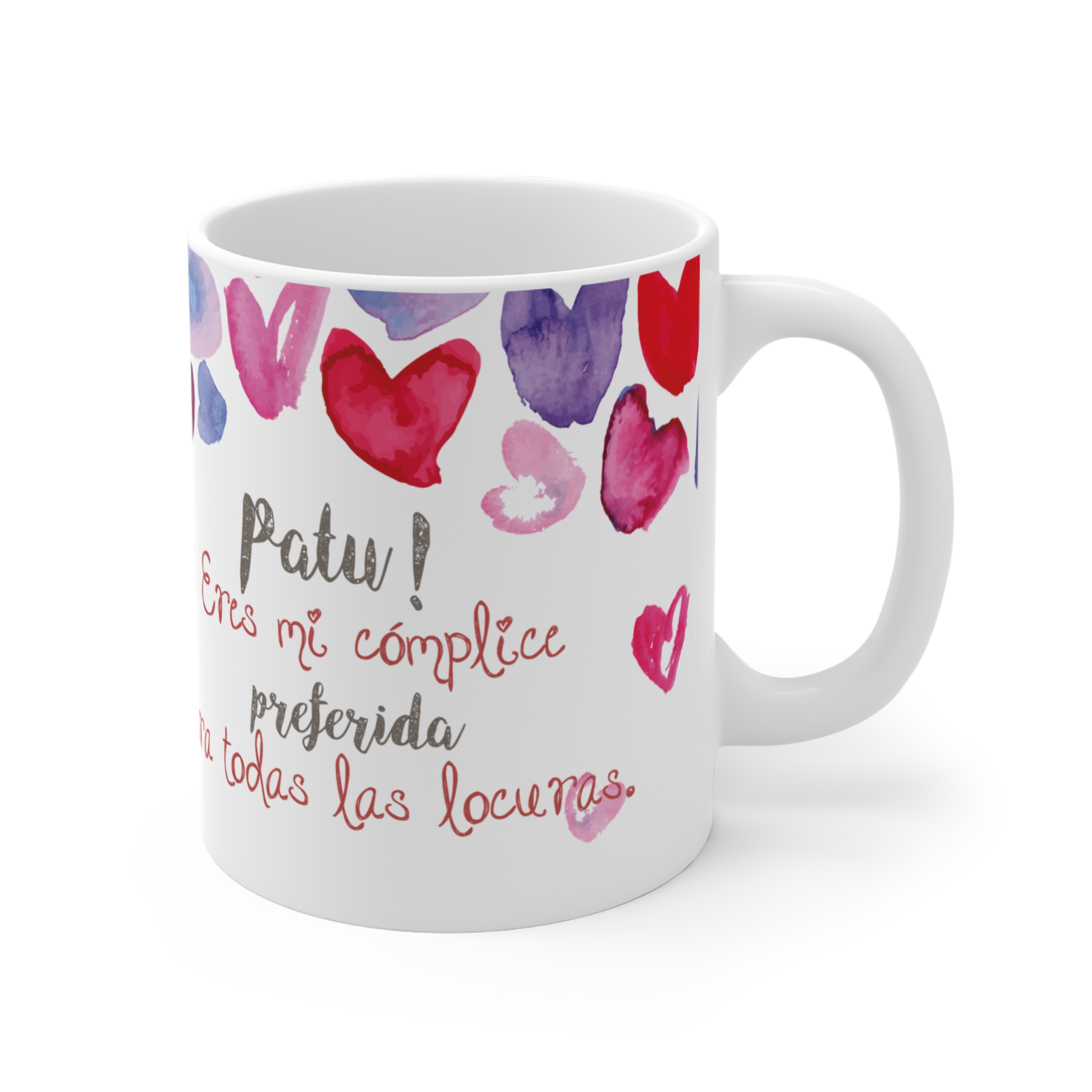 Taza personalizada Amigas-eres mi complice preferida