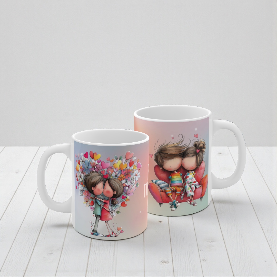 Taza personalizada san valentin