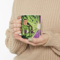 Taza personalizada superheroes dia del padre