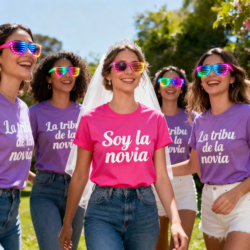 camiseta personalizada novia y madrinas