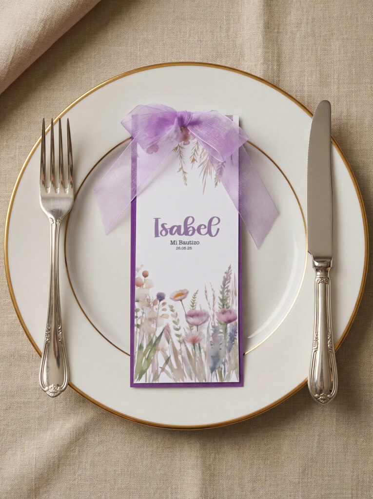 tarjeta-bautizo-lila-silvestre